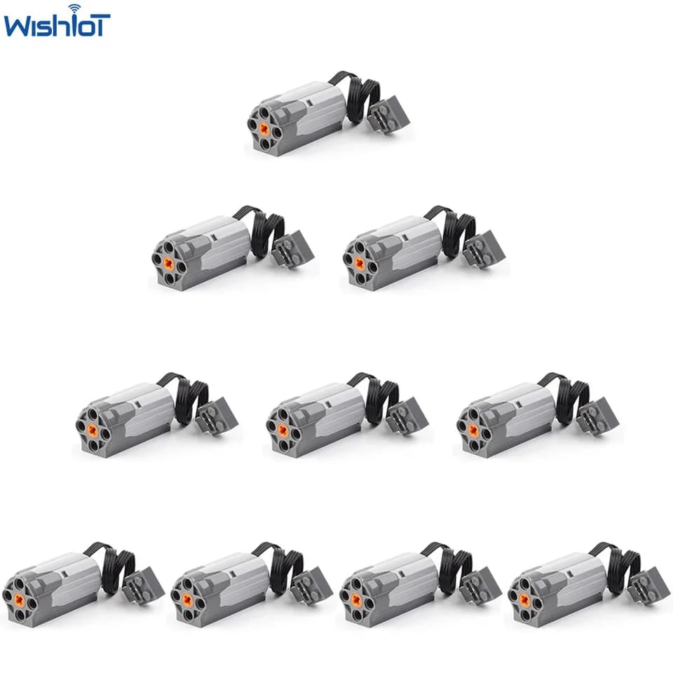 Elektromotor pro stavebnicová auta - kompatibilní výkonové funkce, rychlostní motor pro vozidla