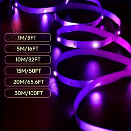 RGB LED pásky Bluetooth 5050 SMD Barevné podsvícení TV do šatny 10m 15m 20m 30m - náhled 4