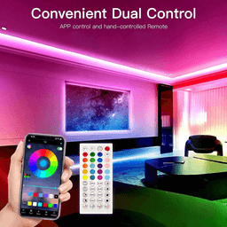 RGB LED pásky Bluetooth 5050 SMD Barevné podsvícení TV do šatny 10m 15m 20m 30m - náhled 6
