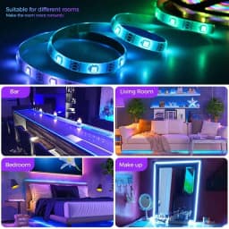 RGB LED pásky Bluetooth 5050 SMD Barevné podsvícení TV do šatny 10m 15m 20m 30m - náhled 7