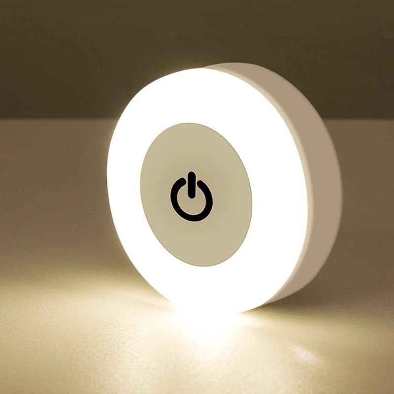 LED dotykové senzorové noční světlo USB dobíjecí magnetická nástěnná přenosná lampa do ložnice