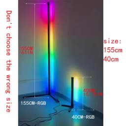 RGB Music Sync stojací lampa 16M Barva měnící se LED stojací světlo Ložnice Obývací pokoj Dekorace - náhled 4