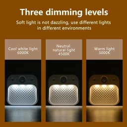 Noční světlo s LED senzorem pohybu, dobíjecí magnetická nalepovací lampa do ložnice, schodiště, skříňka - náhled 5
