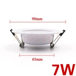 LED zapuštěné stropní svítidlo 5W-18W kulaté vnitřní svítidlo teplá studená bílá AC 220-240V - náhled 6