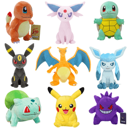 Plyšové hračky Pokémon - Pikachu, Charizard, Gengar, Squirtle, měkké plyšové panenky, dárková sada pro děti - náhled 2