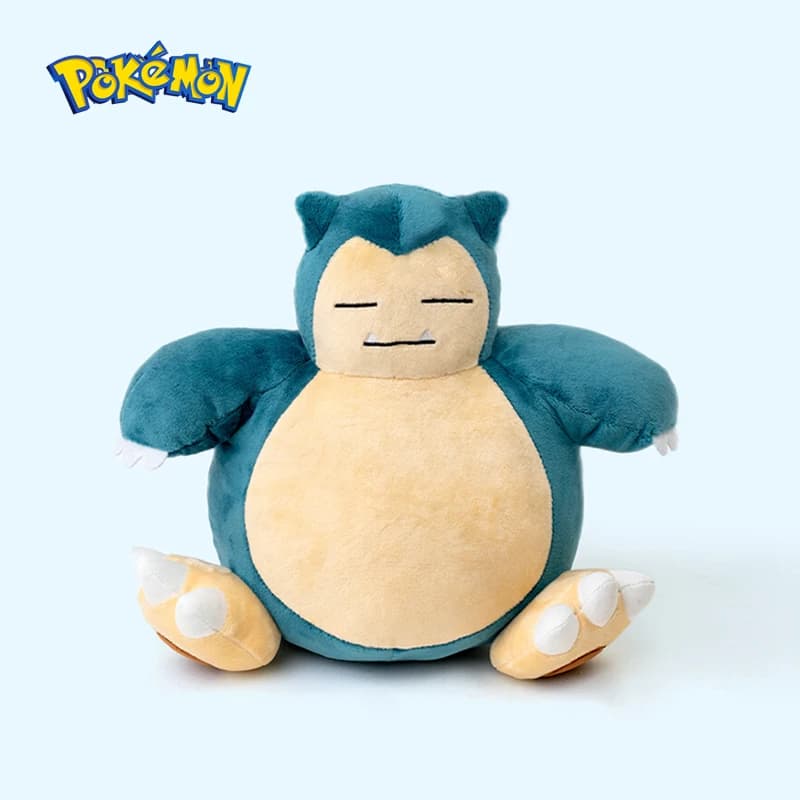 Kawaii Snorlax Plyšový polštář - Měkká plyšová hračka s motivem zvířátka, dárek pro děti, bytové dekorace