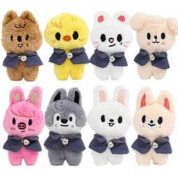 Kawaii vlk plyšová hračka 12cm plněné zvíře kreslená panenka dárek pro děti dospělé roztomilý společník - náhled 2
