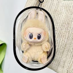 15cm průhledný pouzdro na plyšové hračky, panenky, ochranný kryt na úložný box - náhled 5