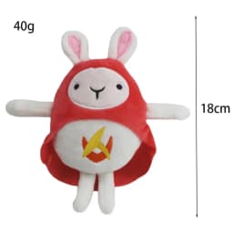 Plyšové hračky s kresleným králíkem, plněné zvířecí panenky 18-28 cm, dětský vánoční dárek, medvěd, slon, panda - náhled 3