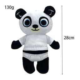 Plyšové hračky s kresleným králíkem, plněné zvířecí panenky 18-28 cm, dětský vánoční dárek, medvěd, slon, panda - náhled 6