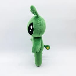 Zelený mimozemšťan Kawaii plyšová hračka 15/34CM měkká plněná anime panenka dětský narozeninový vánoční dárek - náhled 4