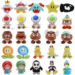 Kolekce plyšových hraček Super Mario - 60 stylů postav Ohnivá květina Hvězda Koopa Troopa Plyšová - náhled 2