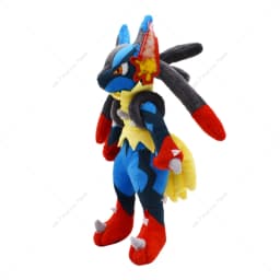 Pokémon Lucario plyšová hračka 16-31cm lesklá mega stojící plyšová panenka dárek pro děti - náhled 6