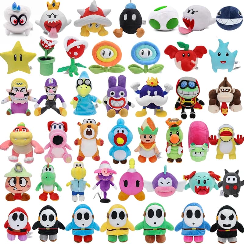 Plyšové hračky Super Mario - Plyšový kluk Piranha Rostlina Bob-omb Plyšová zvířátka Narozeninový vánoční dárek