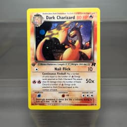 Charizard Pokémon Card 1. edice 1996 Vmax Ex Rare Rainbow Holographic Trader Card Game - náhled 2