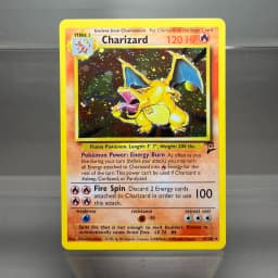 Charizard Pokémon Card 1. edice 1996 Vmax Ex Rare Rainbow Holographic Trader Card Game - náhled 5