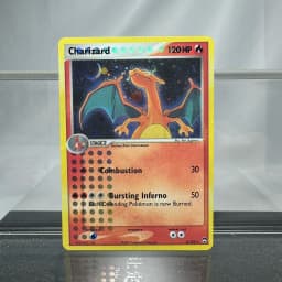 Charizard Pokémon Card 1. edice 1996 Vmax Ex Rare Rainbow Holographic Trader Card Game - náhled 6