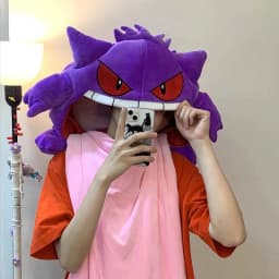Plyšová deka Gengar - měkká anime postavička s polštářem na spaní, hračka, dárek pro fanoušky Pokémonů - náhled 3