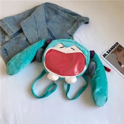 Anime Hatsune Miku Cosplay Plyšový batoh Školní studentská taška přes rameno dárek pro ženy muže dívky - náhled 6