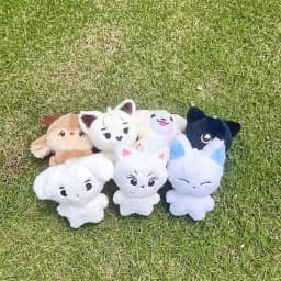 Kpop plyšová klíčenka s přívěskem plněného zvířátka s přívěskem Kawaii, kreslený taška, kouzlo, sběratelský dárek - náhled 3