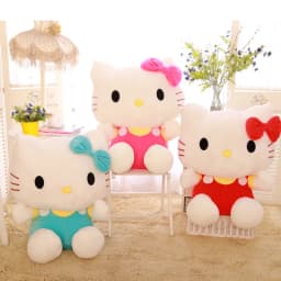 20cm Hello Kitty Plyšová hračka Roztomilá měkká plyšová kočka Panenka Narozeninový dárek pro děti Zvířecí hračka - náhled 2
