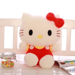 20cm Hello Kitty Plyšová hračka Roztomilá měkká plyšová kočka Panenka Narozeninový dárek pro děti Zvířecí hračka - náhled 5