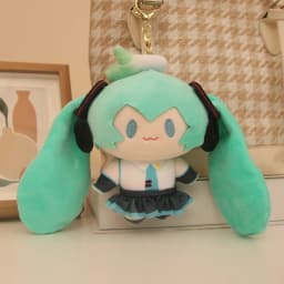 Kawaii Anime Girl Plyšový přívěsek na klíče 13-18cm Roztomilá plyšová hračka Taška s přívěskem na narozeniny - náhled 3