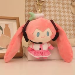 Kawaii Anime Girl Plyšový přívěsek na klíče 13-18cm Roztomilá plyšová hračka Taška s přívěskem na narozeniny - náhled 4