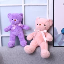 Roztomilý měkký plyšový medvídek plněná hračka pro děti, dívky, pokojová dekorace, dárek - náhled 7