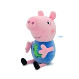 19cm Peppa Pig Plyšové hračky George Eddie Medvěd Pan Dinosaurus Plyšová zvířátka Dětský vánoční dárek - náhled 6