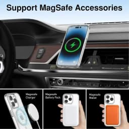 Magnetický průhledný kryt pro iPhone 16 15 14 13 12 11 Pro Max Průhledný silikonový kryt MagSafe - náhled 5