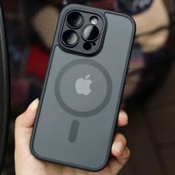 Magnetický matný průsvitný kryt Armor pro iPhone 16 15 14 13 12 11 Pro Max, nárazuvzdorný, s bezdrátovým nabíjením - náhled 5