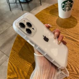 Nárazuvzdorný průhledný silikonový kryt na telefon, měkký průhledný nárazníkový kryt pro modely iPhone - náhled 7