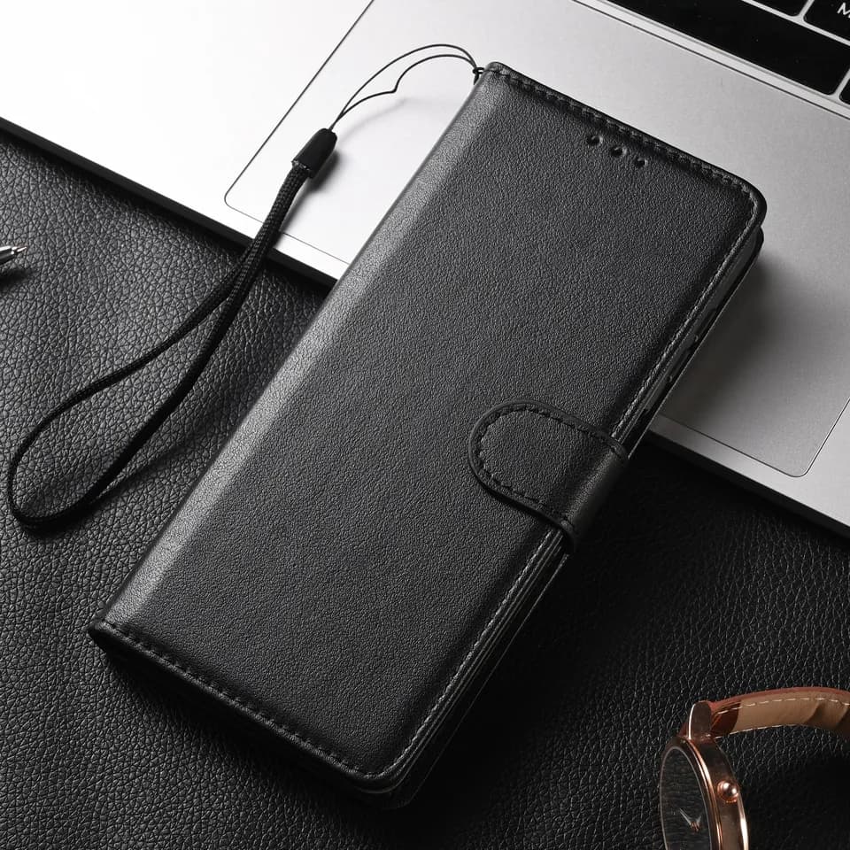 Kožené flipové pouzdro a peněženka pro Samsung Galaxy S24 S23 S22 S21 S20 S10 S9 S8 držák na karty