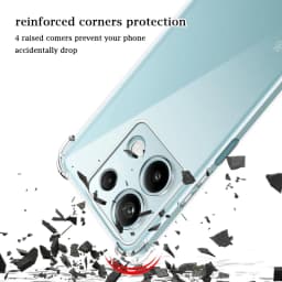 Nárazuvzdorný průhledný silikonový kryt na telefon, ultra tenký měkký TPU kryt pro řadu Redmi Note - náhled 5