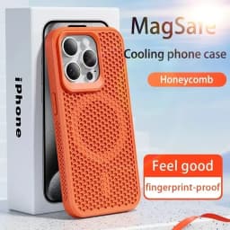 Magnetický kryt na telefon s chladicím odvodem tepla pro iPhone - prodyšný pevný zadní kryt - náhled 3