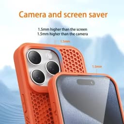 Magnetický kryt na telefon s chladicím odvodem tepla pro iPhone - prodyšný pevný zadní kryt - náhled 4