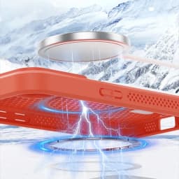 Magnetický kryt na telefon s chladicím odvodem tepla pro iPhone - prodyšný pevný zadní kryt - náhled 7
