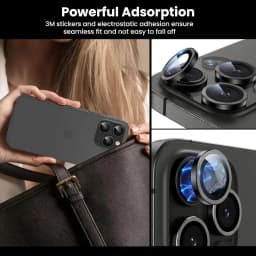 Ochranný kryt z tvrzeného skla z titanu pro iPhone 16, 15, 14, 13, 12, 11, Pro Max Plus, Mini - náhled 4
