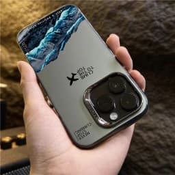 Nárazuvzdorný kryt na telefon s motivem horského vrcholu a západu slunce pro iPhone 11, 12, 13, 14, 15, 16, 17 Pro Max Plus - náhled 5