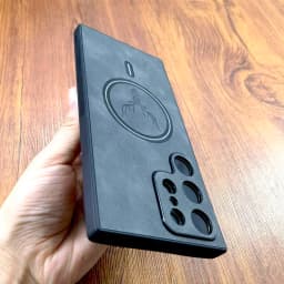 Vintage PU kožené pouzdro na telefon s bezdrátovým nabíjením kompatibilní s Galaxy S25 S24 S23 S22 S21 kryt - náhled 5