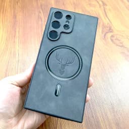 Vintage PU kožené pouzdro na telefon s bezdrátovým nabíjením kompatibilní s Galaxy S25 S24 S23 S22 S21 kryt - náhled 7