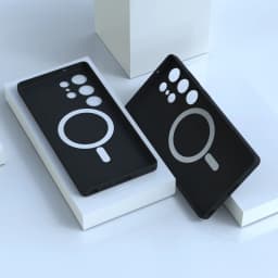 Magnetický měkký silikonový kryt na telefon pro Galaxy S25 S24 S23 S22 S21 Ultra Plus FE modely - náhled 4