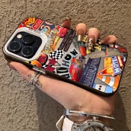 Pouzdro s motivem závodního auta 95 pro iPhone 16, 15, 14, 13, 12, 11, Pro Max XR XS X 8, 7, 8Plus - náhled 4