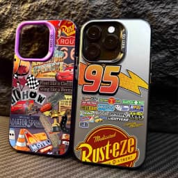 Pouzdro s motivem závodního auta 95 pro iPhone 16, 15, 14, 13, 12, 11, Pro Max XR XS X 8, 7, 8Plus - náhled 3