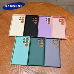 Silikonový kryt s tekutým povrchem pro Samsung Galaxy S25 S24 S23 S22 S21 Ultra Plus FE, nárazuvzdorný, měkký - náhled 7
