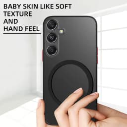 Magnetický nárazuvzdorný matný kryt Armor pro Galaxy A Series A16 A15 A14 A25 A26 A32 A34 A35 A36 - náhled 4
