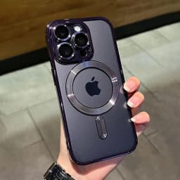 Silikonový ochranný kryt MagSafe kompatibilní s bezdrátovým nabíjením, nárazuvzdorný, pro iPhone - náhled 4