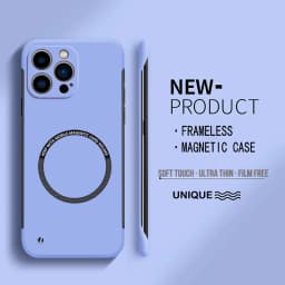 Magnetický kryt na telefon, ultra tenký, pevný, PC, MagSafe, kompatibilní s iPhone 15, 14, 13, 12, 11 Pro Max Mini - náhled 4