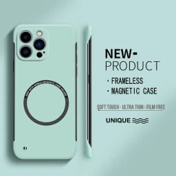 Magnetický kryt na telefon, ultra tenký, pevný, PC, MagSafe, kompatibilní s iPhone 15, 14, 13, 12, 11 Pro Max Mini - náhled 3